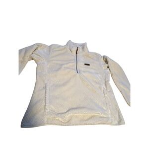 Columbia Jacket Womens 2x Ivory Cream Fire Side II Sherpa Fleece‎ Full Zip Cozy